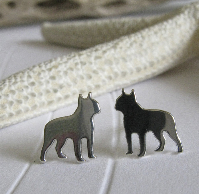Boston terrier earrings outlet