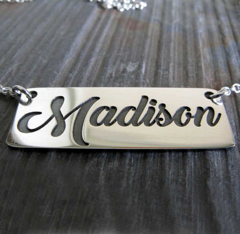 Madison name necklace online
