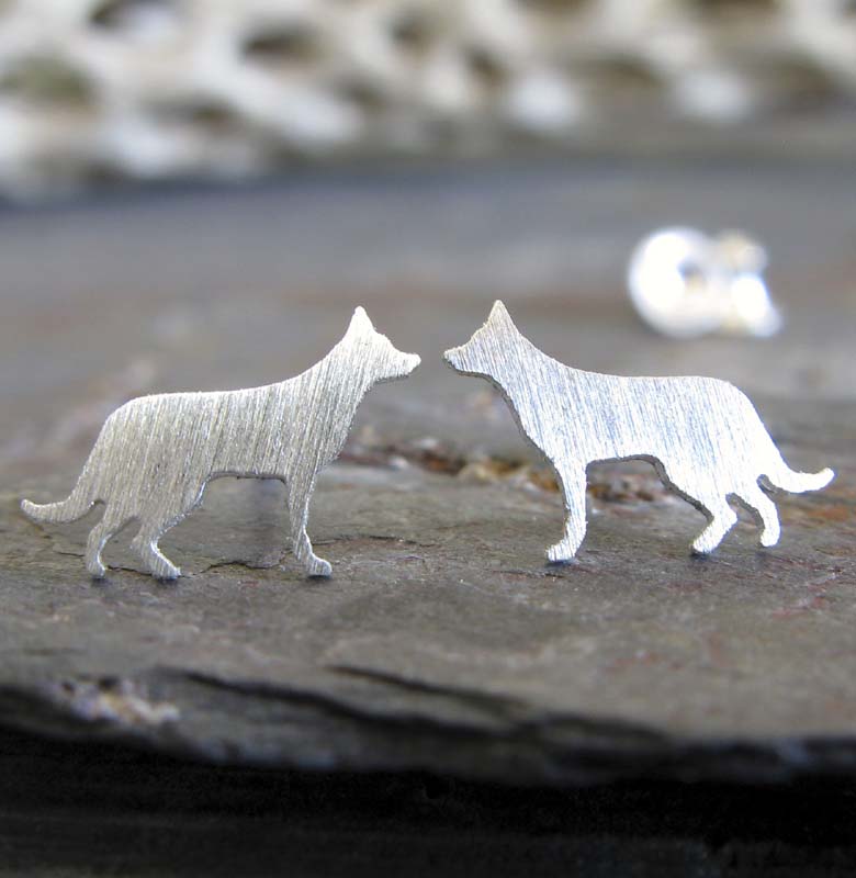 German shepherd hotsell dog earrings