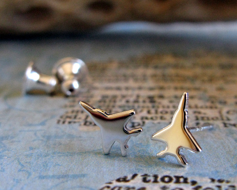 Airplane hotsell stud earrings