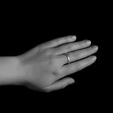 Sterling Silver Square Pattern Wire Ring 2.2mm