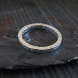 Sterling Silver Square Pattern Wire Ring 2.2mm