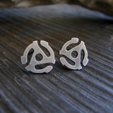 45 Record Adapter Stud Earrings