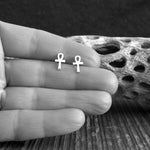 Ankh Stud Earrings