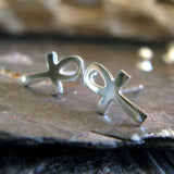 Ankh Stud Earrings