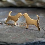 Beagle Dog Stud Earrings