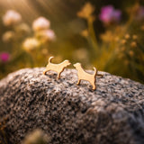 Beagle Dog Stud Earrings