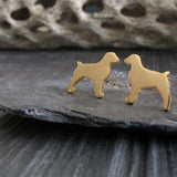 Brittany Dog Stud Earrings