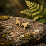 Brittany Dog Stud Earrings