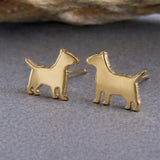 Bull Terrier Dog Stud Earrings