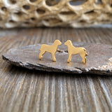 Chesapeake Bay Retriever Dog Stud Earrings