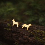 Chesapeake Bay Retriever Dog Stud Earrings