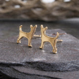 Chihuahua Dog Stud Earrings
