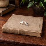 Chinese Crested Dog Stud Earrings