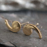 Comma Stud Earrings