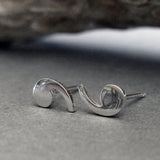 Comma Stud Earrings