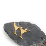 Dirty Martini Glass Stud Earrings