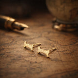 Bone Dog Stud Earrings