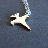 F-16 Viper Jet Pendant Necklace