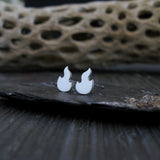 Fire Flame Stud Earrings