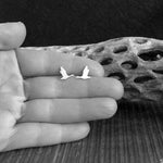 Flying Goose Stud Earrings