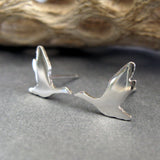 Flying Goose Stud Earrings