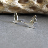 Flying Goose Stud Earrings