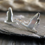 Flying Goose Stud Earrings