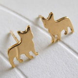 Frenchie Dog Stud Earrings