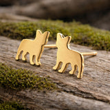 Frenchie Dog Stud Earrings