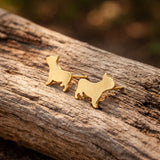 Frenchie Style 2 Dog Stud Earrings