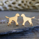 Goldendoodle Dog Stud Earrings