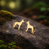 Great Dane Dog Stud Earrings