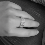 Simple Sterling Silver Stacking Ring – 2mm Round Band