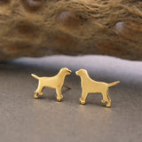 Labrador Dog Stud Earrings