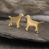 Labrador Dog Stud Earrings