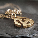 45 Adapter Record Spider Pendant Necklace