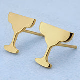 Margarita Glass Stud Earrings
