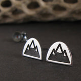 Mountain Stud Earrings