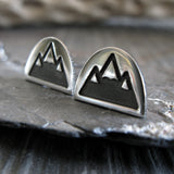 Mountain Stud Earrings