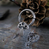 Mushroom Nose Septum Ring