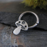 Mushroom Nose Septum Ring