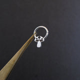 Mushroom Nose Septum Ring