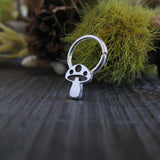 Mushroom Nose Septum Ring