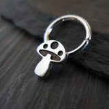 Mushroom Nose Septum Ring