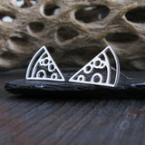 Pizza Slice Stud Earrings