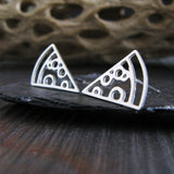 Pizza Slice Stud Earrings