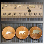 Polar Bear Stud Earrings