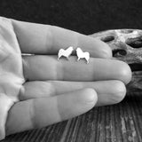 Samoyed Dog Stud Earrings