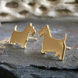 Scottie Dog Stud Earrings